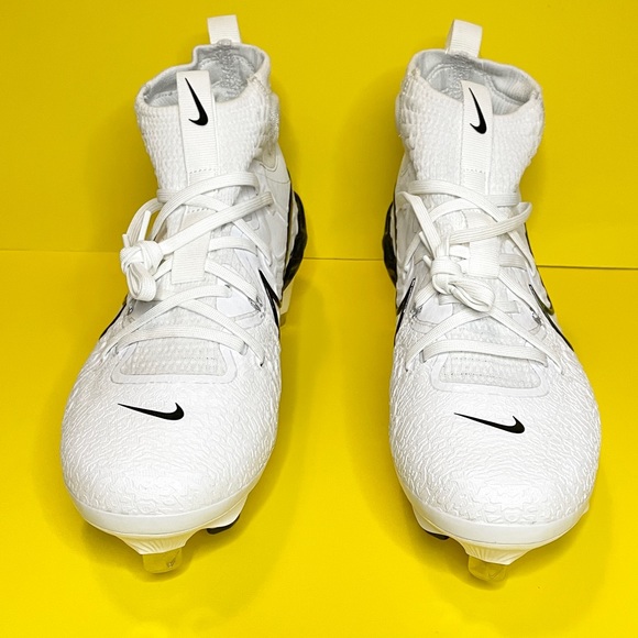 Nike Alpha Huarache NXT Men's Baseball Cleats DJ6517-101 White Blue Tint - Picture 4 of 7